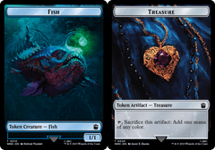 Fish (0010) // Treasure (0029) Double-Sided Token - Foil